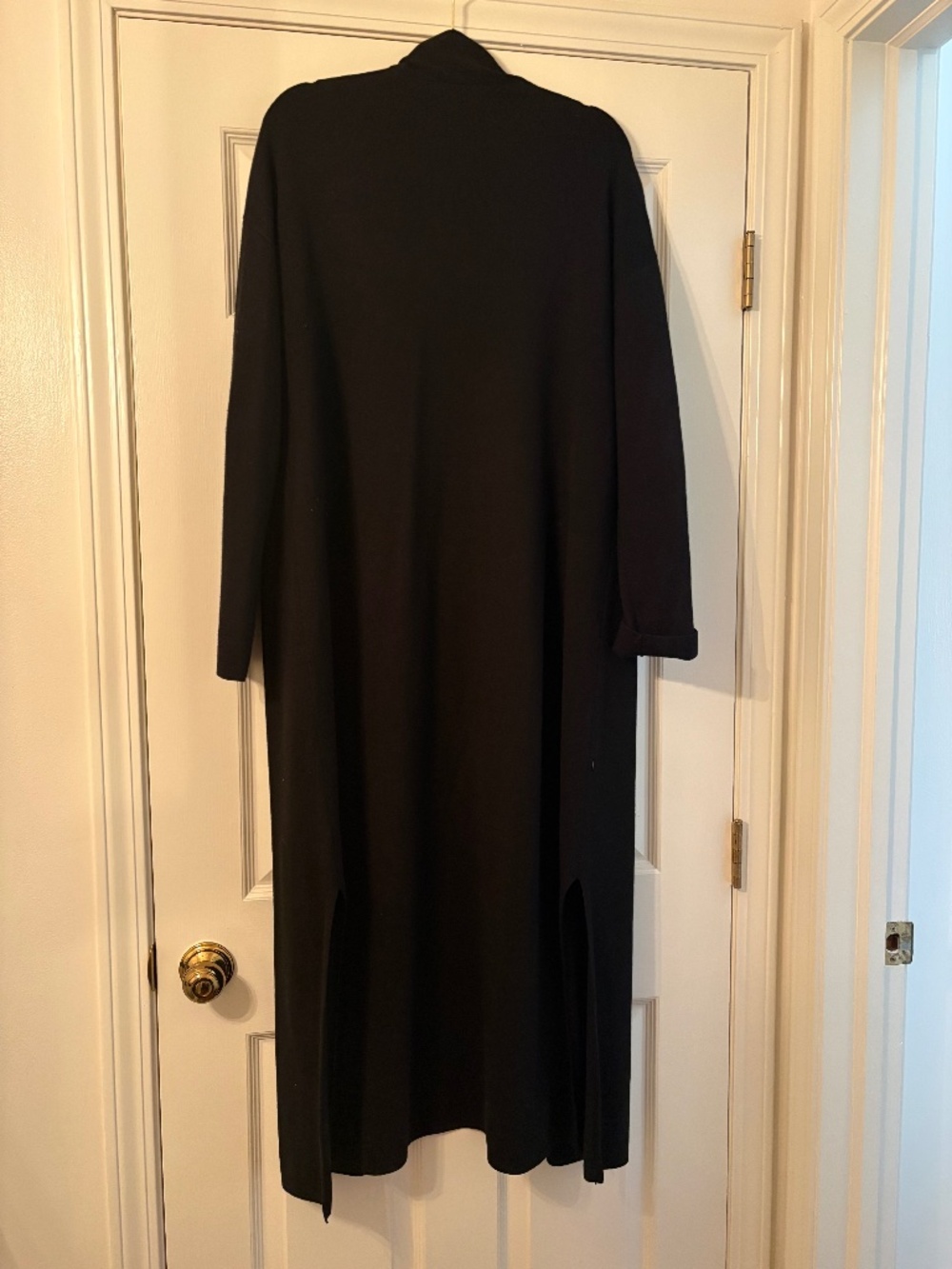 Unmarked but wonderful calf length sweater, BL and size L to XL